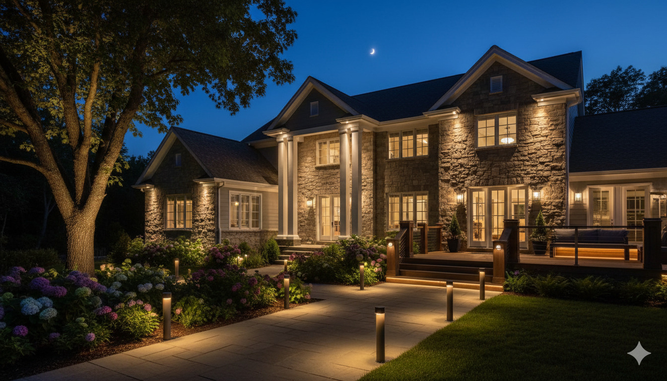 Essential landscape lighting package